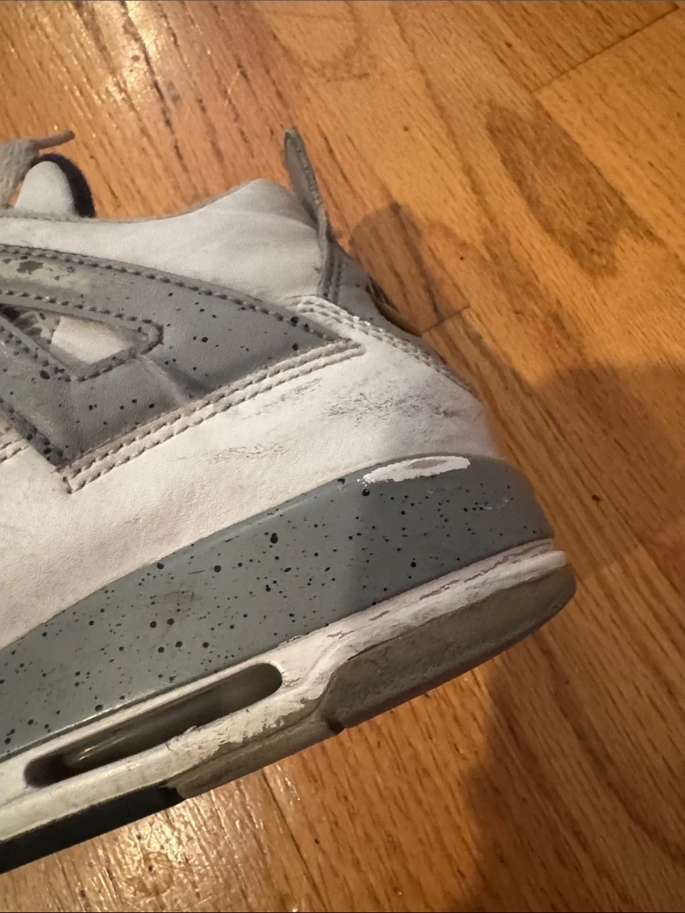 Nike Air Jordan Retro 4 White Cement Grade School